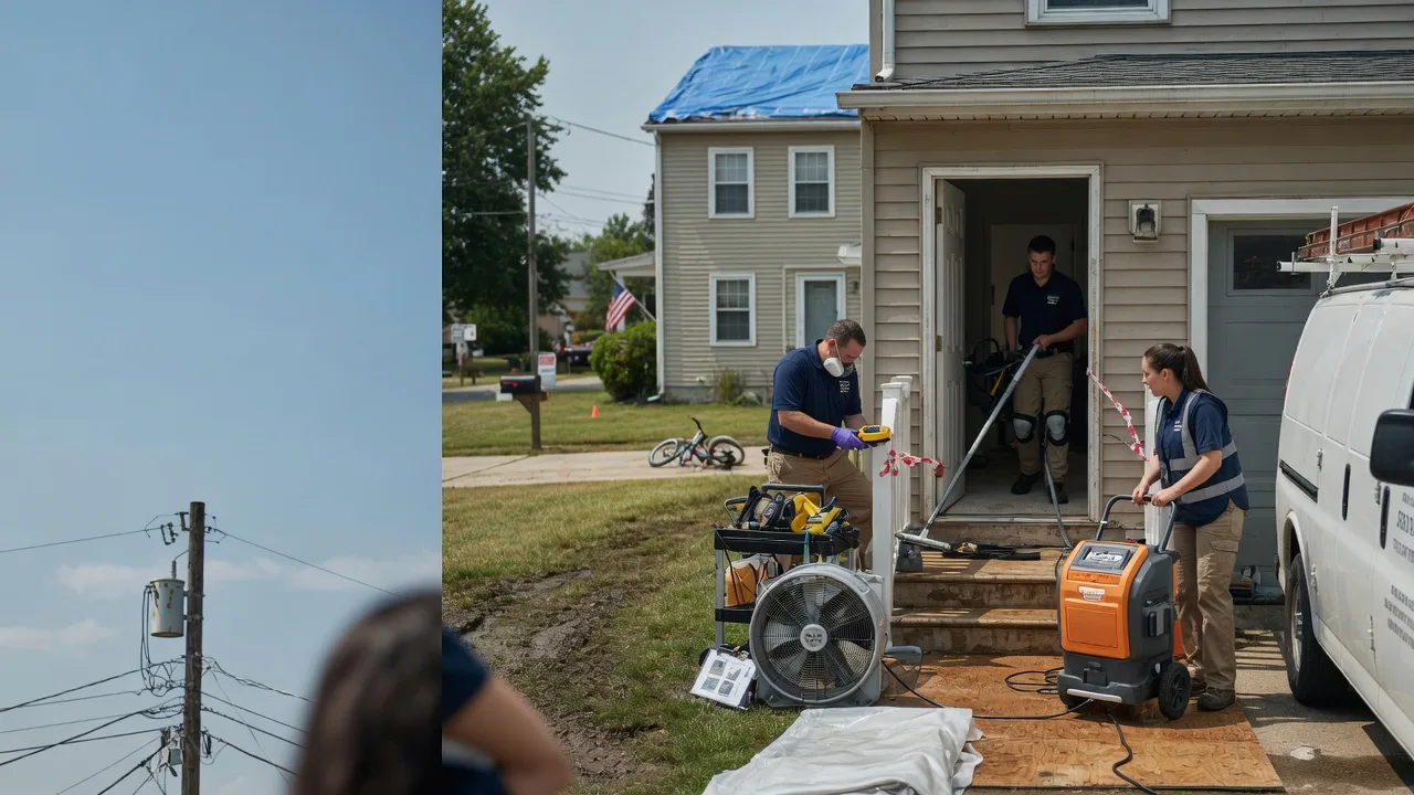 Water Damage Repair in Cory, IN near me
